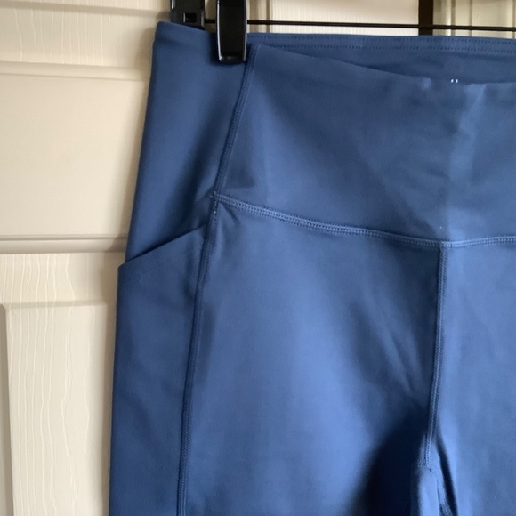 Zella Recycled Live In Pocket Leggings Full Length Navy Denim SZ L - Picture 5 of 15